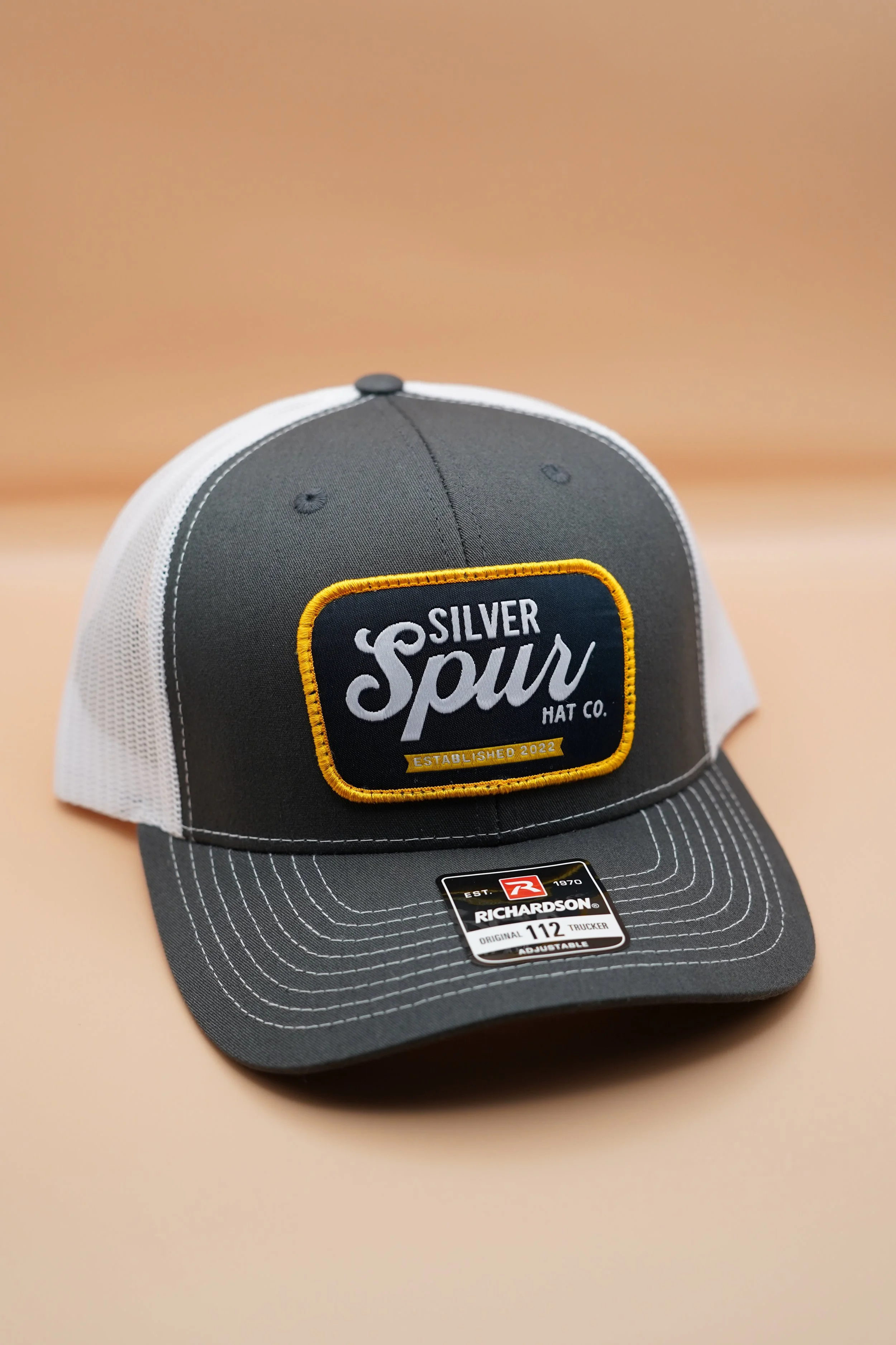 SS Texas Stamped Orange - Silver/Black 5P — Silver Spur Hat